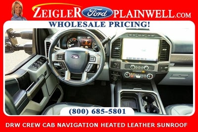 2022 Ford F-450SD Limited DRW CREW CAB NAVIGATION HEATED LEATHER SUNROOF