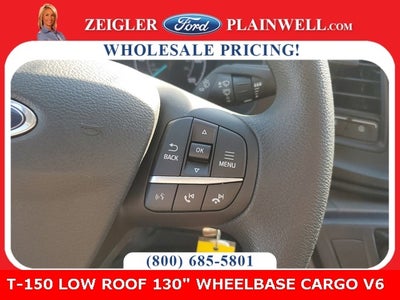 2023 Ford Transit-150 Base LOW ROOF 130" CARGO V6 CRUISE FORWARD COLLISION L