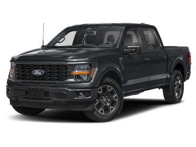 2024 Ford F-150 STX CREW CAB STX BLACK APPEARANCE PKG 20" WHEELS REAR