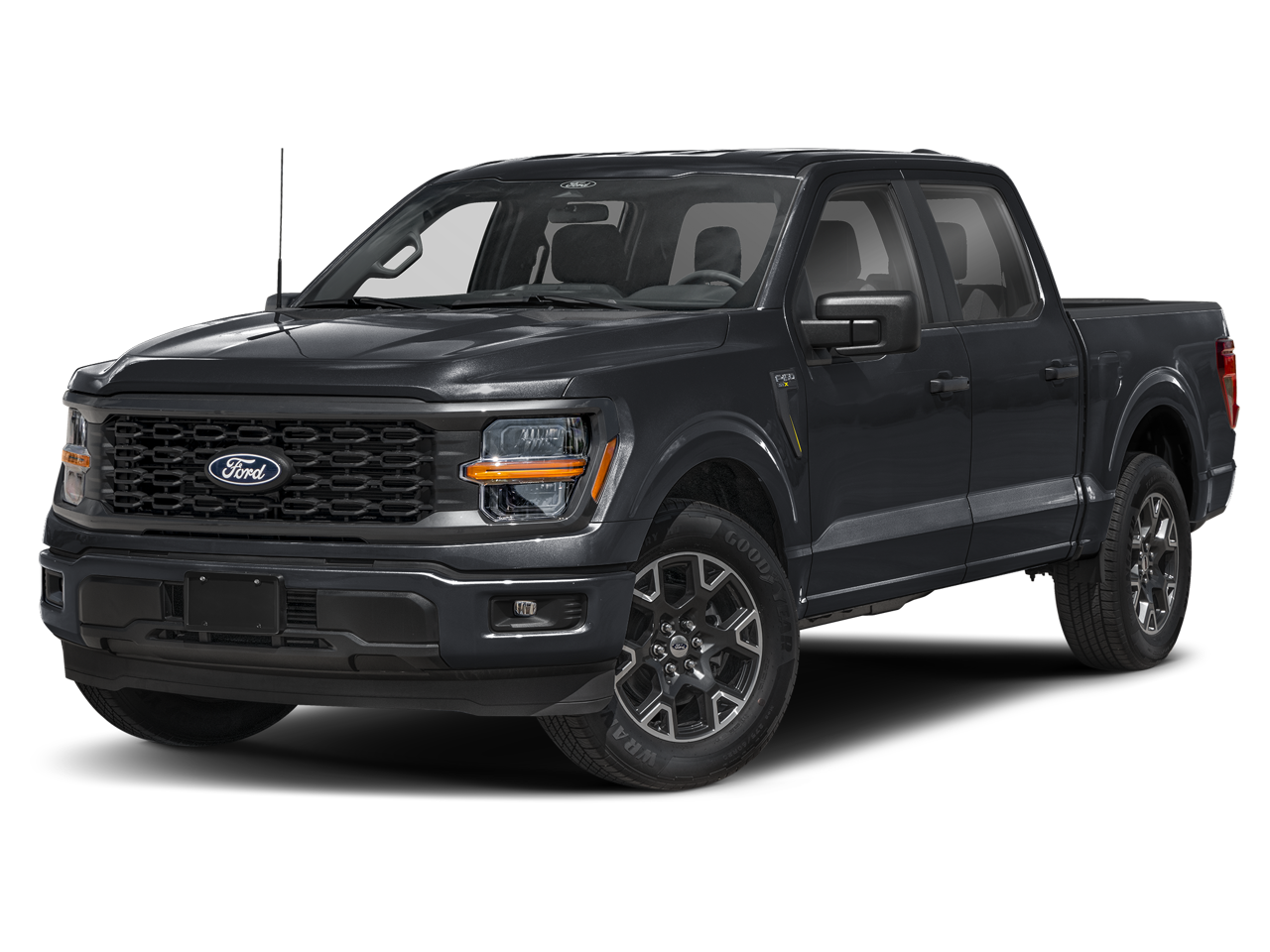 2024 Ford F-150 STX CREW CAB STX BLACK APPEARANCE PKG 20" WHEELS REAR
