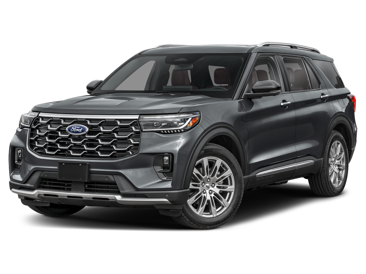 2025 Ford Explorer Platinum Lux Leather Pkg Panoramic Roof Co Pilot 360 21" Wh