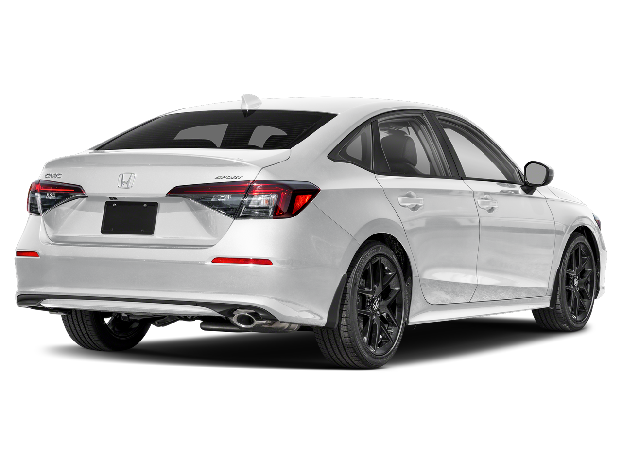 2025 Honda Civic Sport Leather Sport Pkg Black Wheels Rear Camera