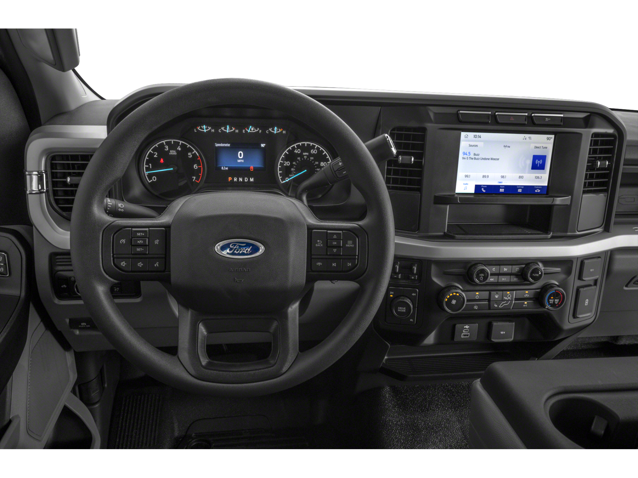 2024 Ford F-250SD XL 8-11' Wide Out Plow and Salt Spreader