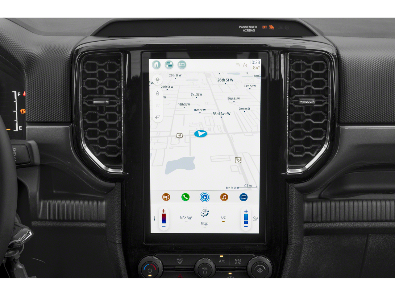 2025 Ford Ranger XLT 12" Display in Center Stack & 360-Degree Camera