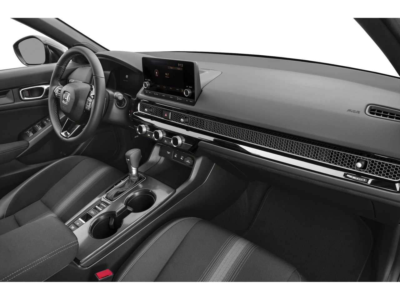 2025 Honda Civic Sport Leather Sport Pkg Black Wheels Rear Camera