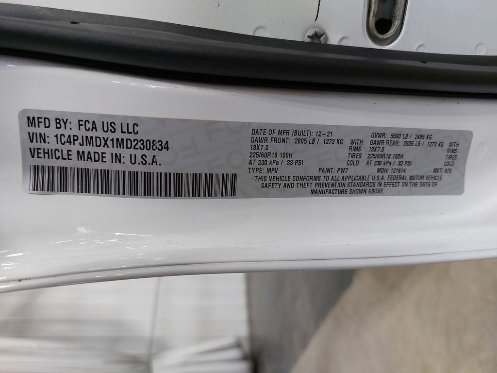 2021 Jeep Cherokee Limited