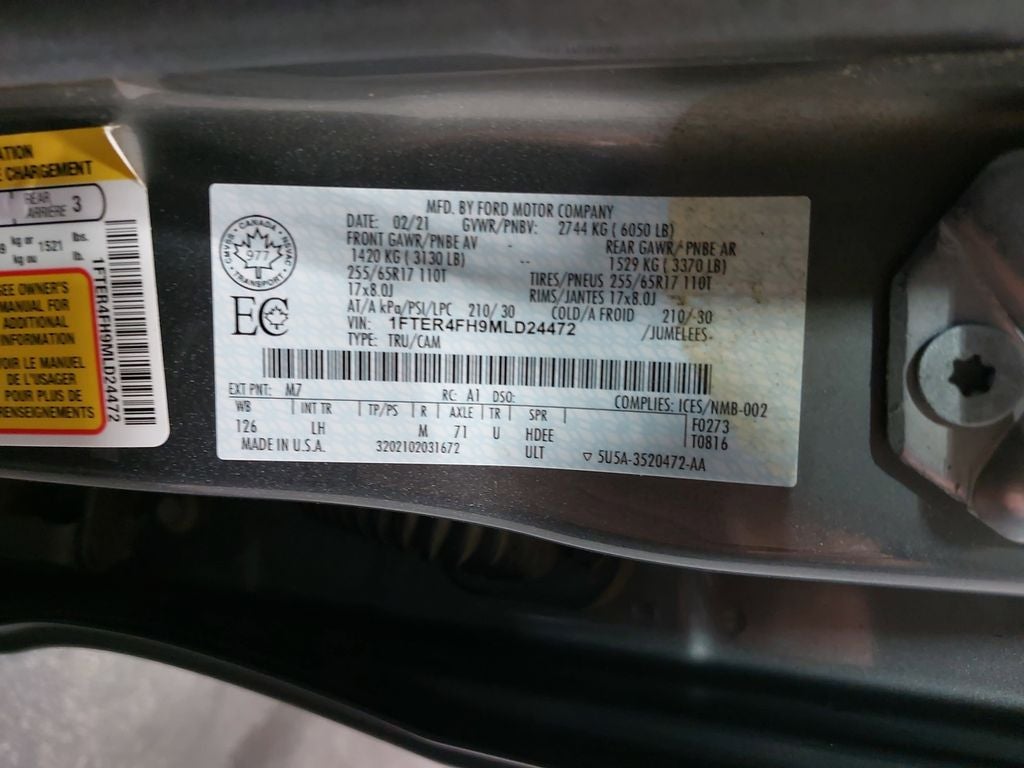 2021 Ford Ranger XLT