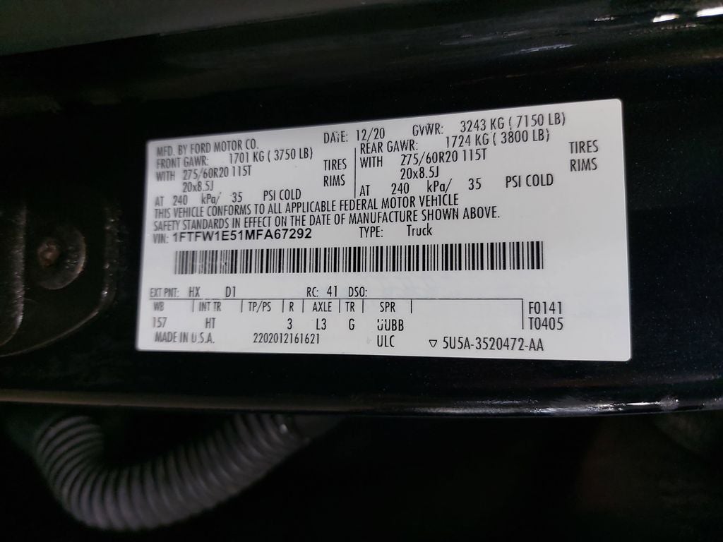 2021 Ford F-150 Lariat