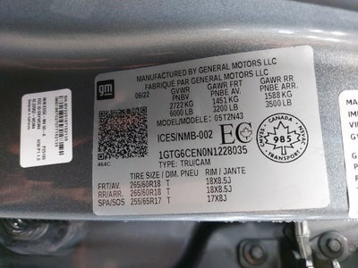 2022 GMC Canyon Elevation