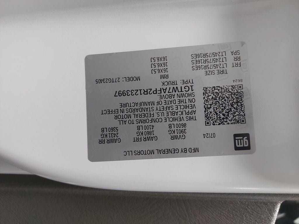 2024 GMC Savana 2500 Work Van