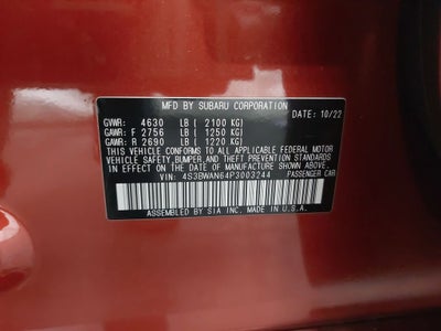 2023 Subaru Legacy Limited