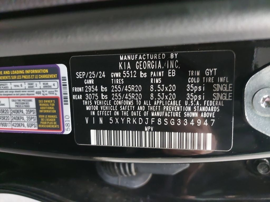 2025 Kia Sorento X-Line SX