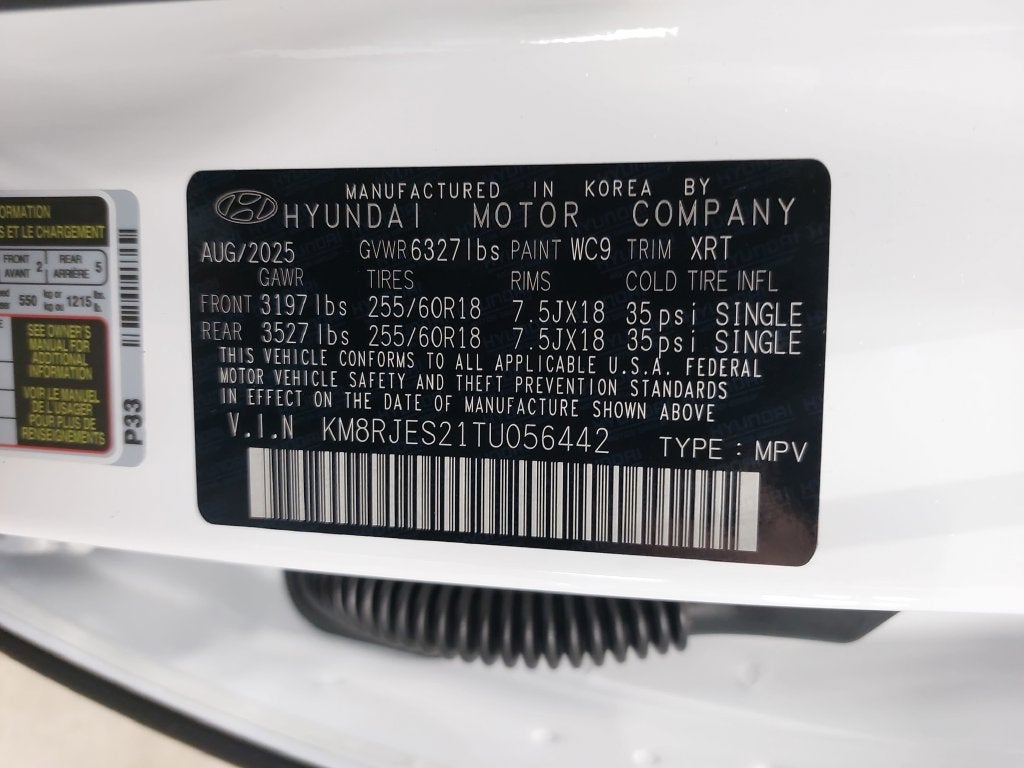 2026 Hyundai Palisade XRT PRO