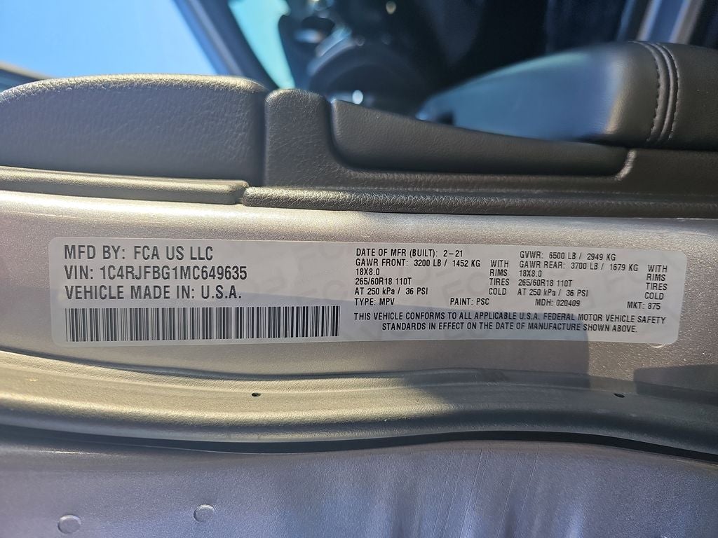 2021 Jeep Grand Cherokee Limited