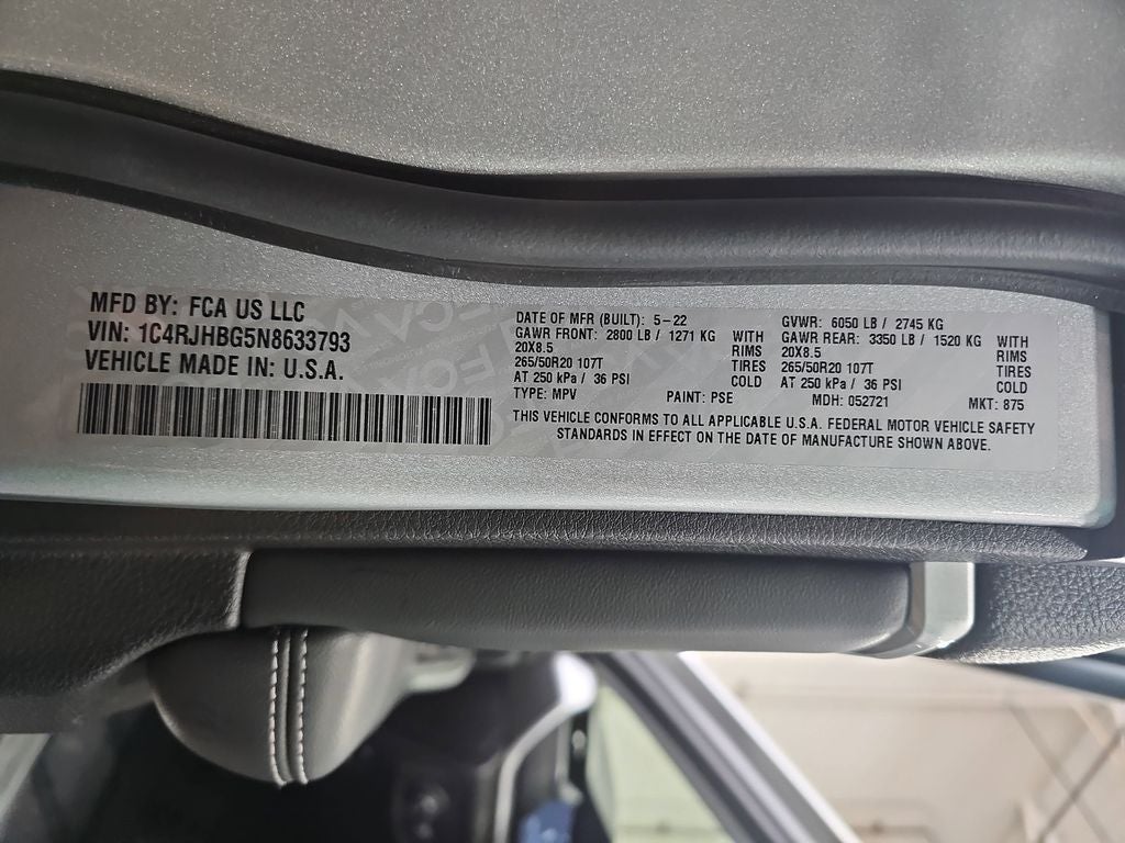 2022 Jeep Grand Cherokee Limited