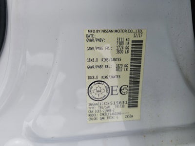 2018 Nissan Titan SV