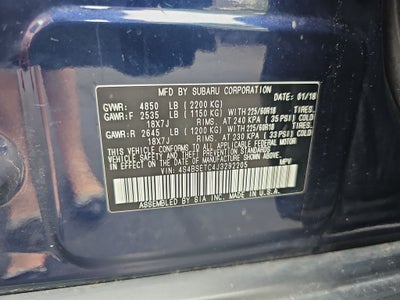 2018 Subaru Outback 3.6R Touring