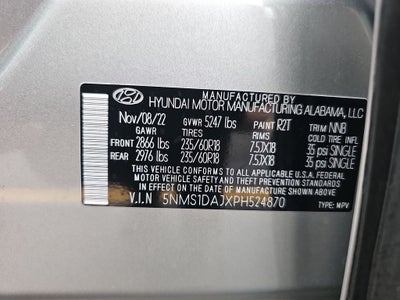 2023 Hyundai Santa Fe SE