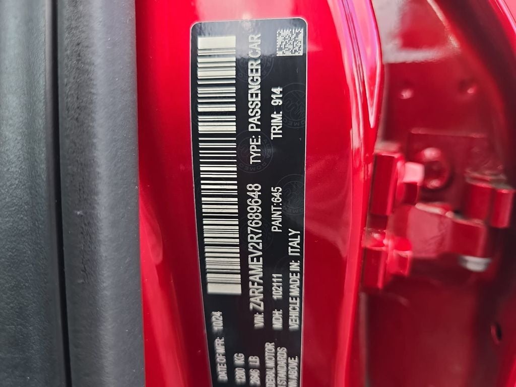 2024 Alfa Romeo Giulia Quadrifoglio 1 OF 275