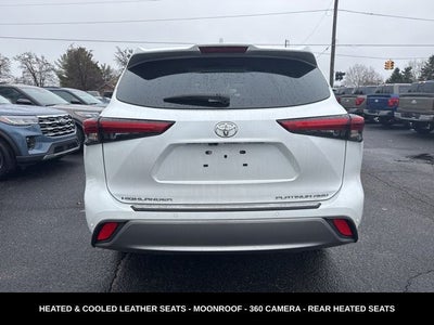 2023 Toyota Highlander Platinum PANORAMIC ROOF