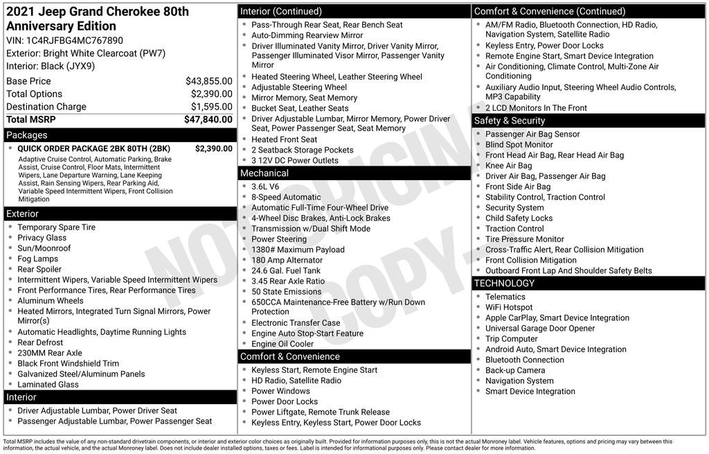 2021 Jeep Grand Cherokee Limited