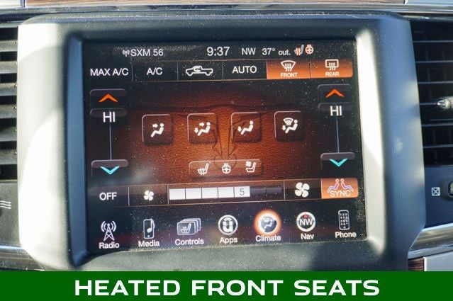 2017 RAM 1500 Laramie Navigation System & Uconnect 3C Nav w/8.4" Display