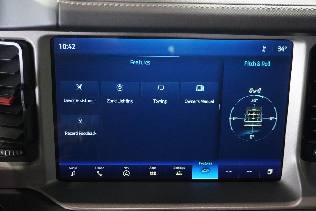 2024 Ford Bronco Raptor Navigation System & B&O Sound System by Bang & Ol