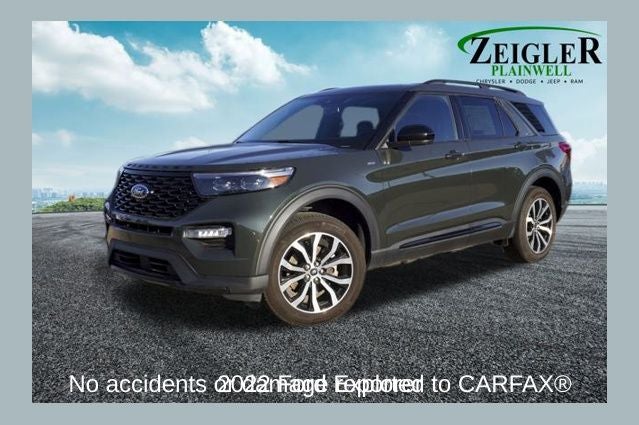 2022 Ford Explorer ST-Line Twin Panel Moonroof & SYNC 3/Apple CarPlay/Android