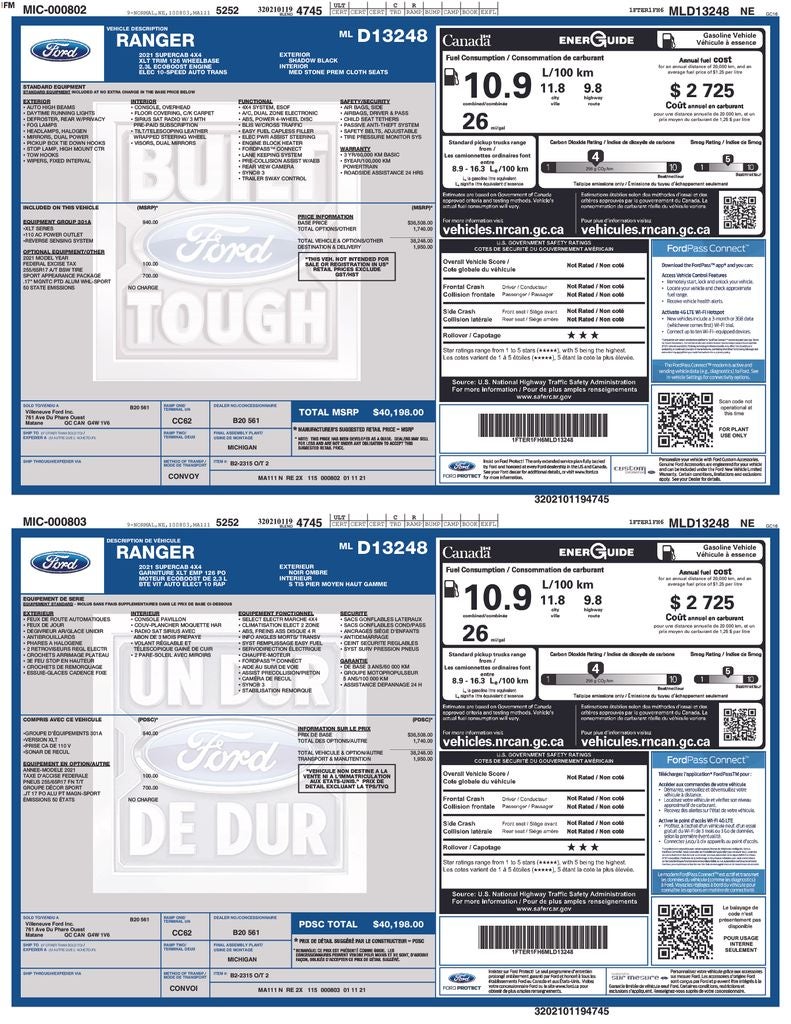 2021 Ford Ranger XLT