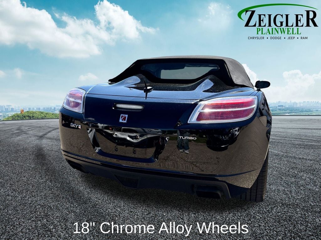 2007 Saturn Sky Red Line Convertible roof