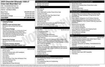 2025 Chevrolet Silverado 1500 LT LT1