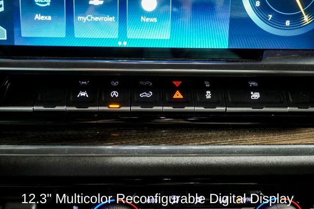 2025 Chevrolet Silverado 1500 LT 12.3" Multicolor Reconfigurable Digital Display &