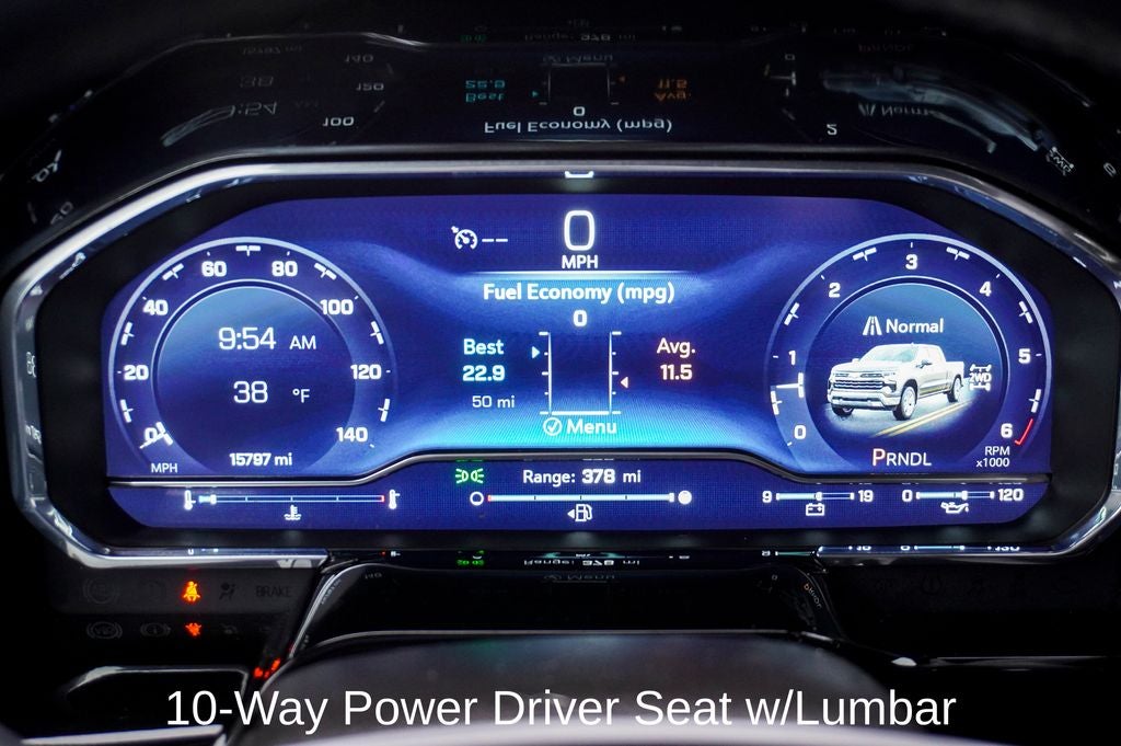 2025 Chevrolet Silverado 1500 LT 12.3" Multicolor Reconfigurable Digital Display &