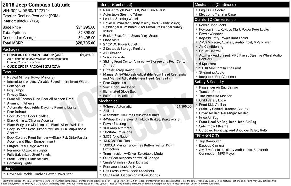 2018 Jeep Compass Latitude