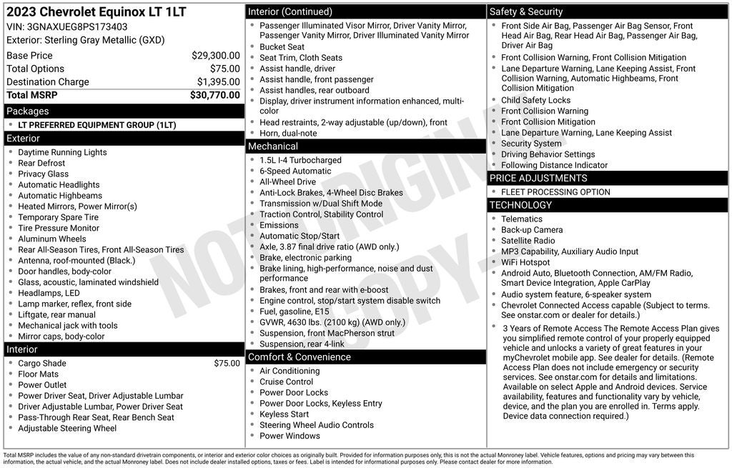 2023 Chevrolet Equinox LT