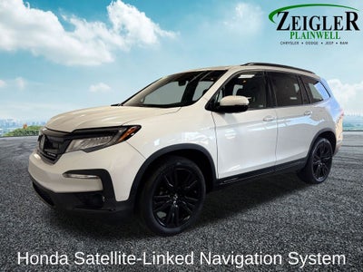 2021 Honda Pilot Black Edition Navigation system: Honda Satellite-Linked Navigati