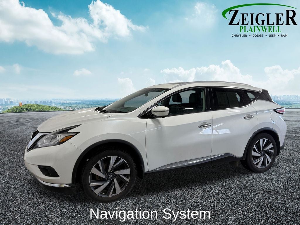 2016 Nissan Murano Platinum Power Panoramic Moonroof