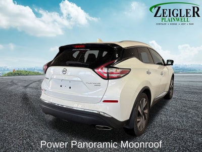 2016 Nissan Murano Platinum Power Panoramic Moonroof