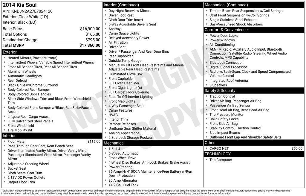 2014 Kia Soul Base