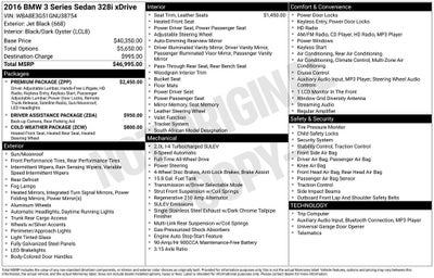 2016 BMW 3 Series 328i xDrive