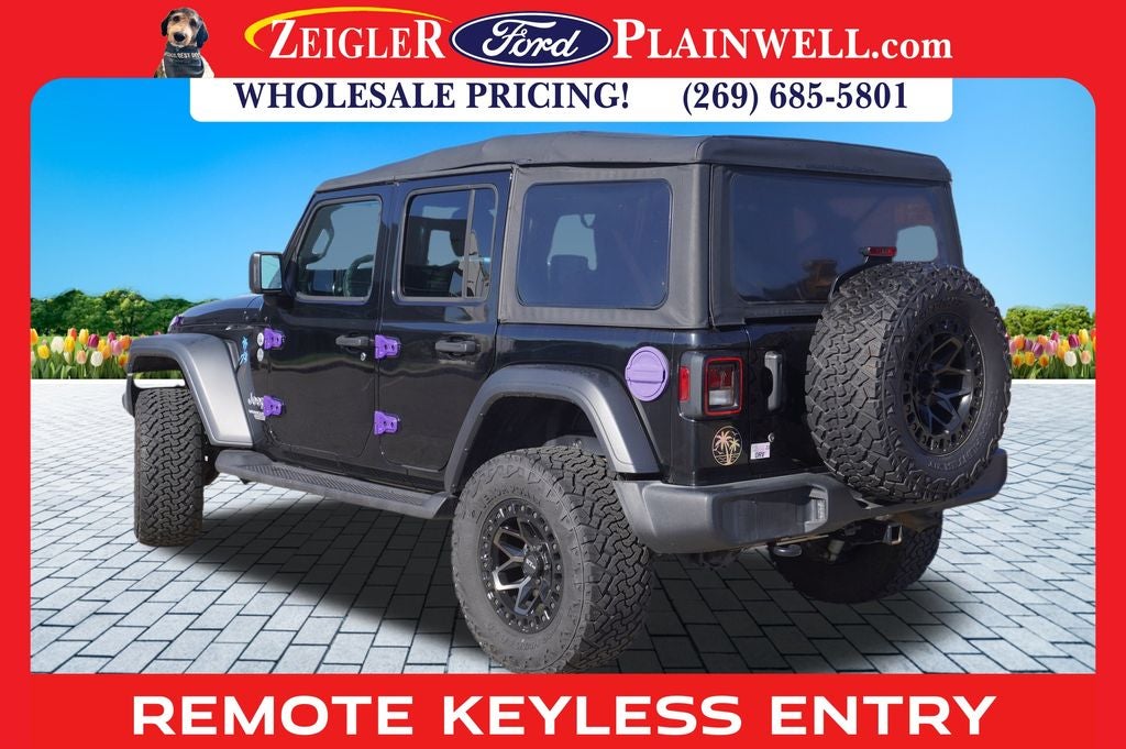 2018 Jeep Wrangler Unlimited Sport S V6 4 DOOR LIFT KIT CUSTOM WHEELS TIRES