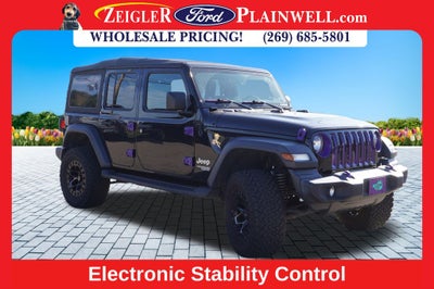 2018 Jeep Wrangler Unlimited Sport S V6 4 DOOR LIFT KIT CUSTOM WHEELS TIRES
