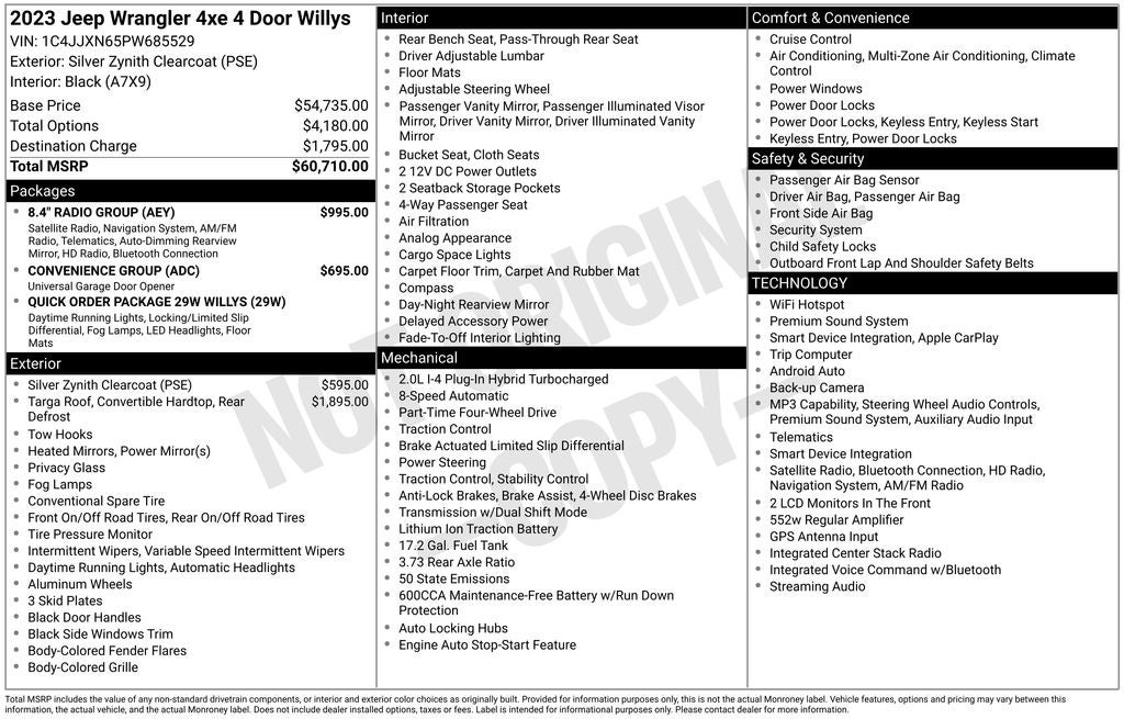 2023 Jeep Wrangler Base 4xe