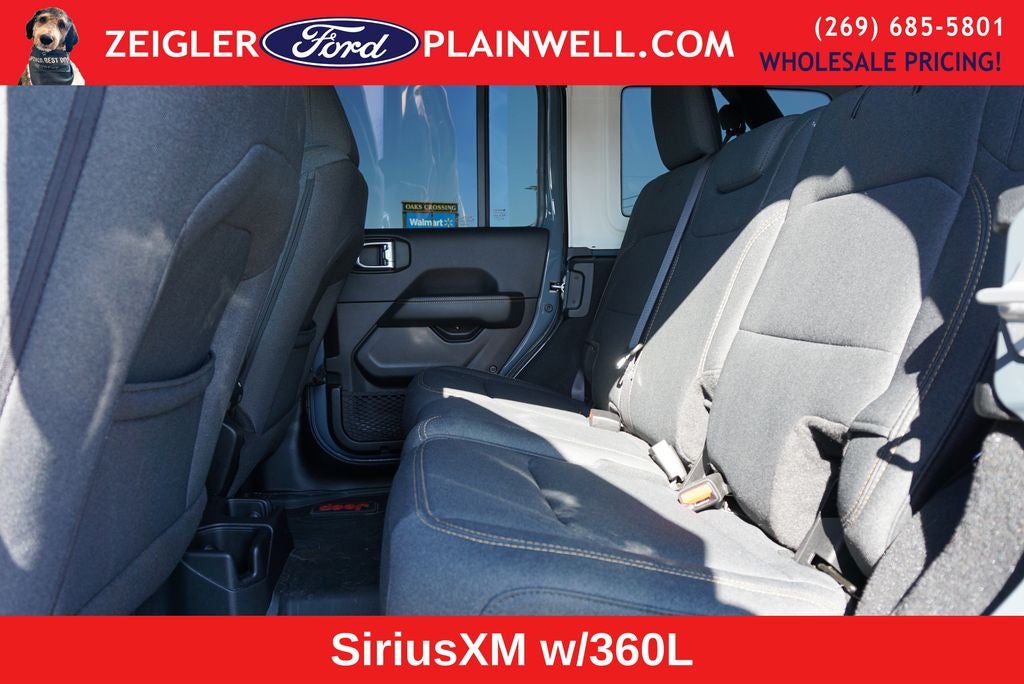 2024 Jeep Wrangler Sahara Hard Top Sky One Touch Power Moonroof Top Tech &