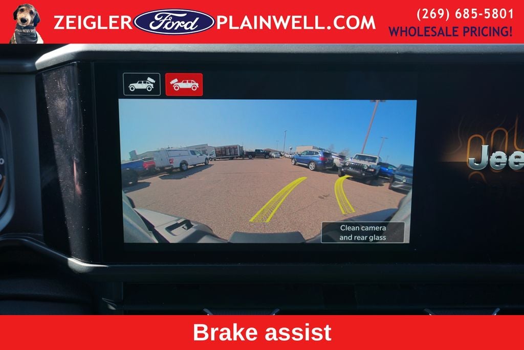 2024 Jeep Wrangler Sahara Hard Top Sky One Touch Power Moonroof Top Tech &