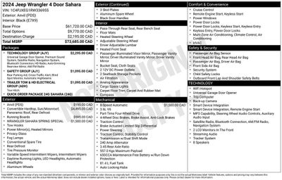 2024 Jeep Wrangler Sahara