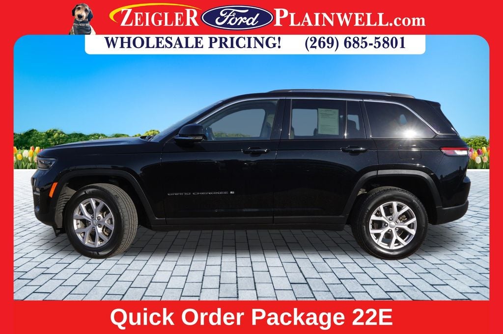 2022 Jeep Grand Cherokee Limited 4X4 PANORAMIC ROOF HEATED LEATHER NAV