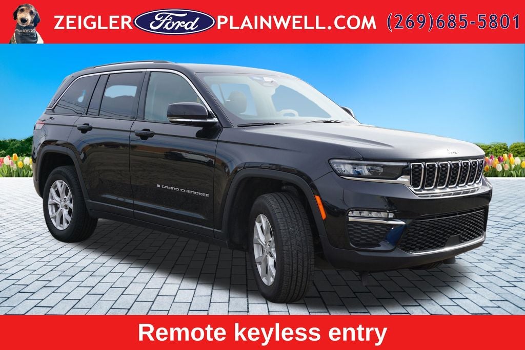 2023 Jeep Grand Cherokee Limited 4x4 Navigation Heated Leather & Steering Rear Came