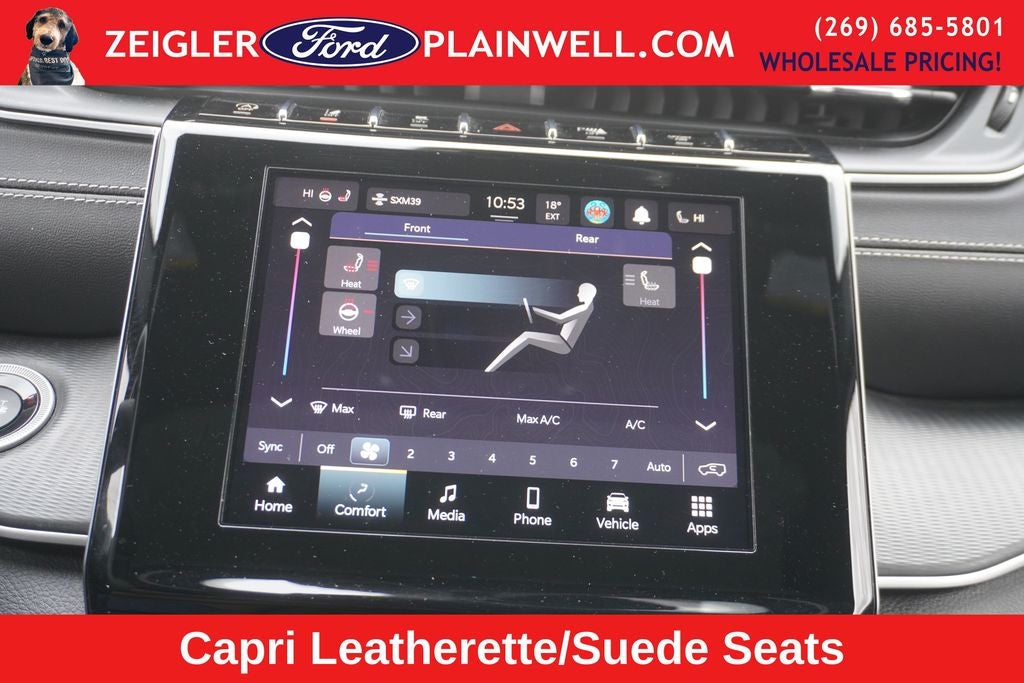 2023 Jeep Grand Cherokee L Altitude 4x4 Black Appearance Pkg Power Moonroof Rear Camer