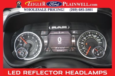 2024 RAM 1500 Laramie Crew Cab 4x4 PANORAMIC ROOF HEATED LEATHER 5.7 L H